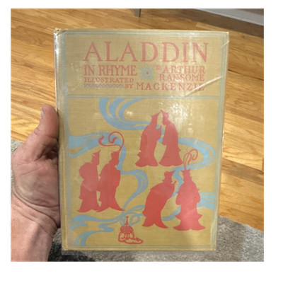 Aladdin in Rhyme HC Picture Book by  Arthur Ransome, Mackenzie 1st edition Mint!