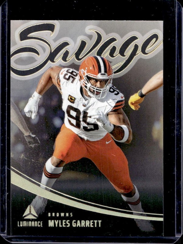 2025 Panini Luminance Myles Garrett Savage #5 Browns