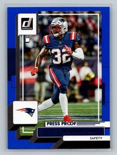 Devin McCourty 2022 Donruss #139 Blue Press Proof New England Patriots
