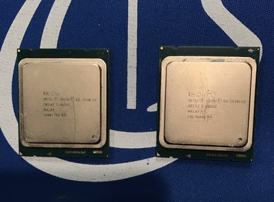 **LOT OF 2** Intel Xeon E5-2630L v2  2.4GHz 6-Core LGA2011 Processor SR1AZ CPU