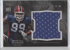 2011 Topps Inception Rookie Jumbo Relics Grey 64/75 Marcell Dareus #JR-MD 0j6