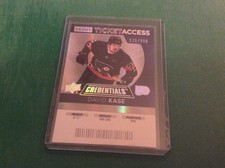 2021-22 Upper Deck Credentials - 2020-21 Debut Ticket Access David Kase #58 /999