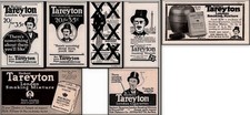 6 EARLY 1900 S  TAREYTON CIGARETTES TOP HAT M...
