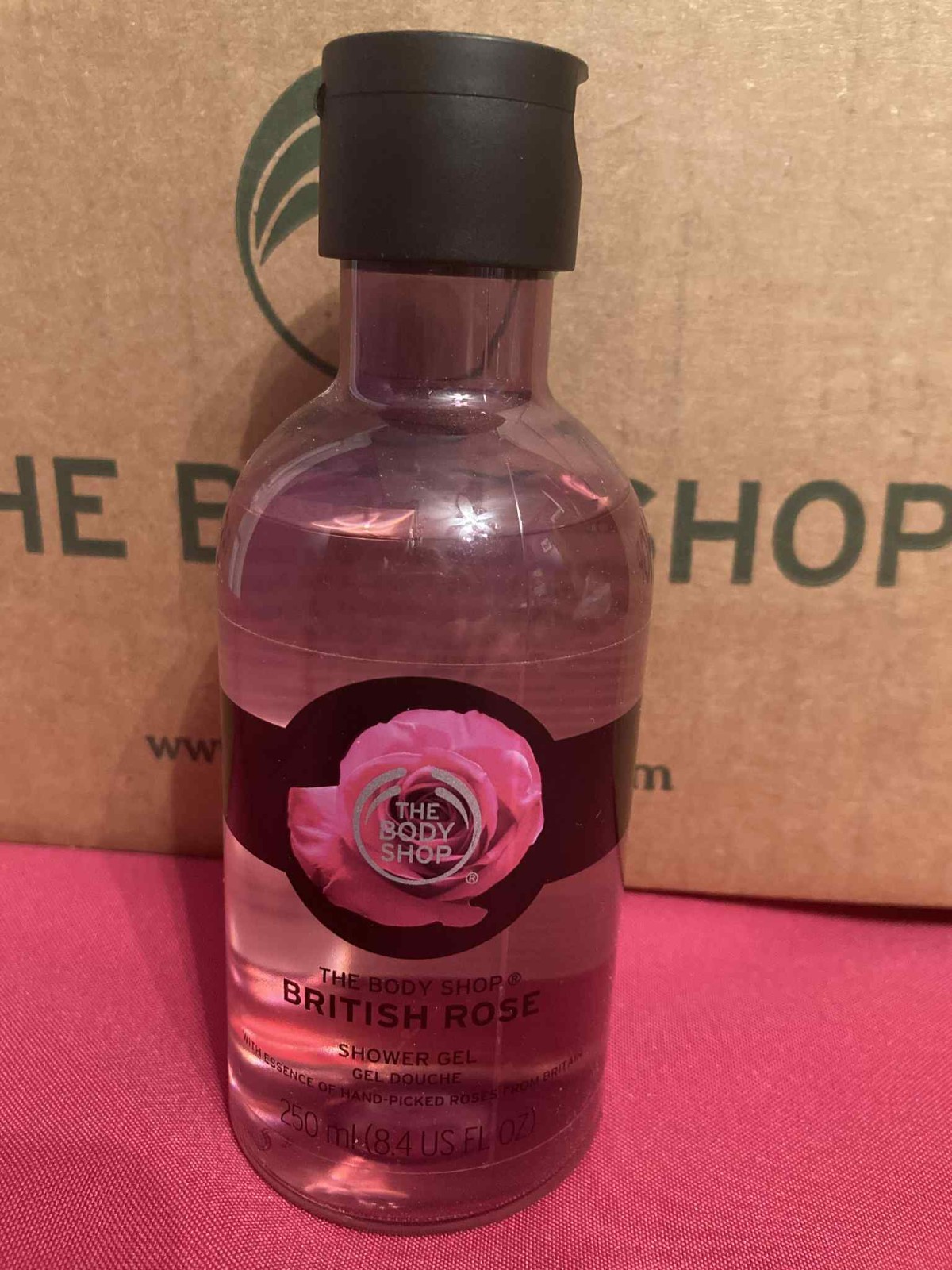 THE BODY SHOP BRITISH ROSE SHOWER GEL 8.4 OZ WASH Original S