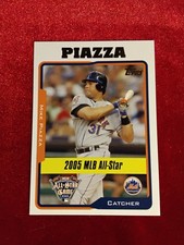 2005 Topps Updates & Highlights #UH191 Mike Piazza ⚾️ New York Mets 
