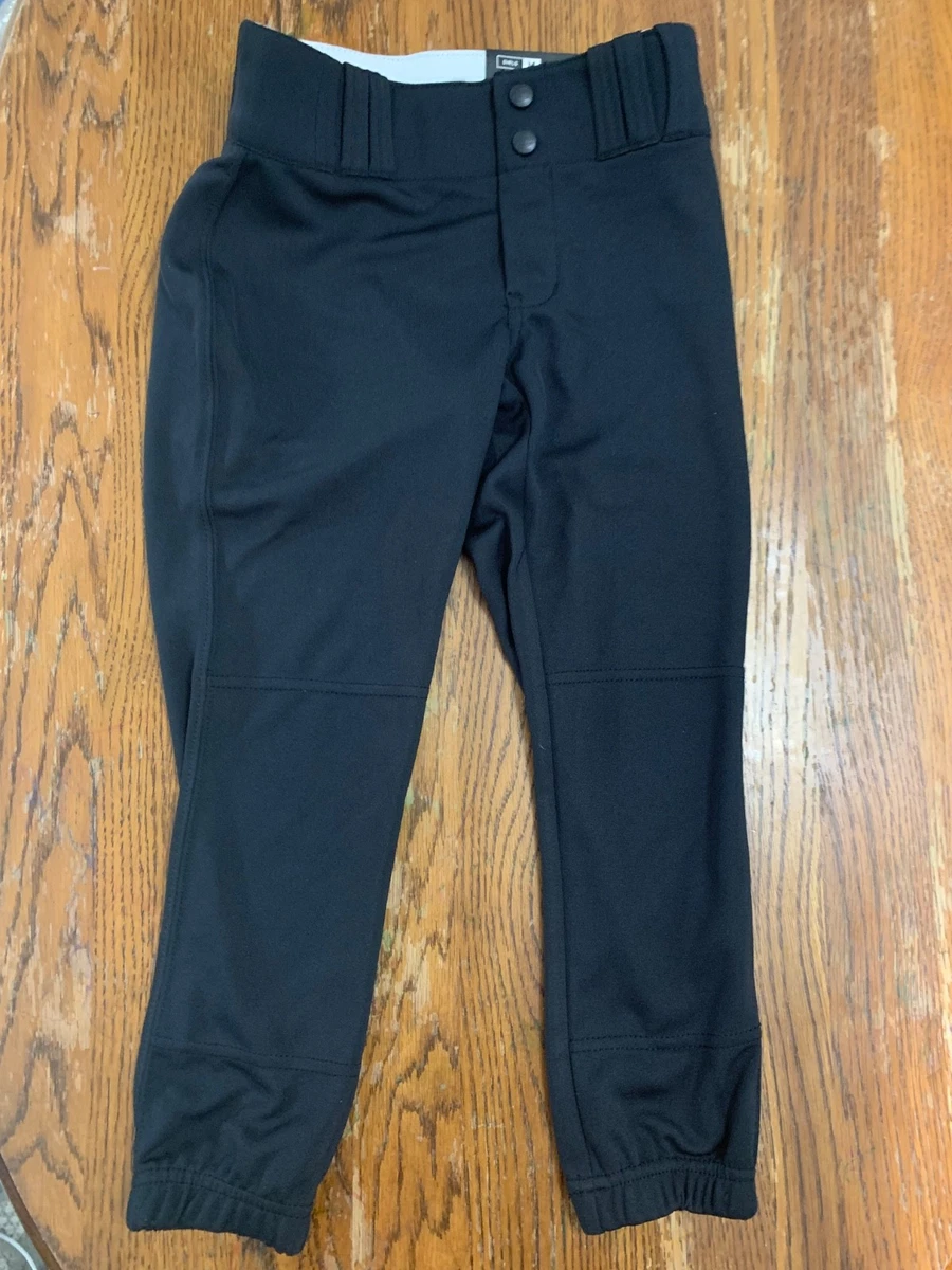 Pantalon softball femme Champro noir blanc rayures taille 2X