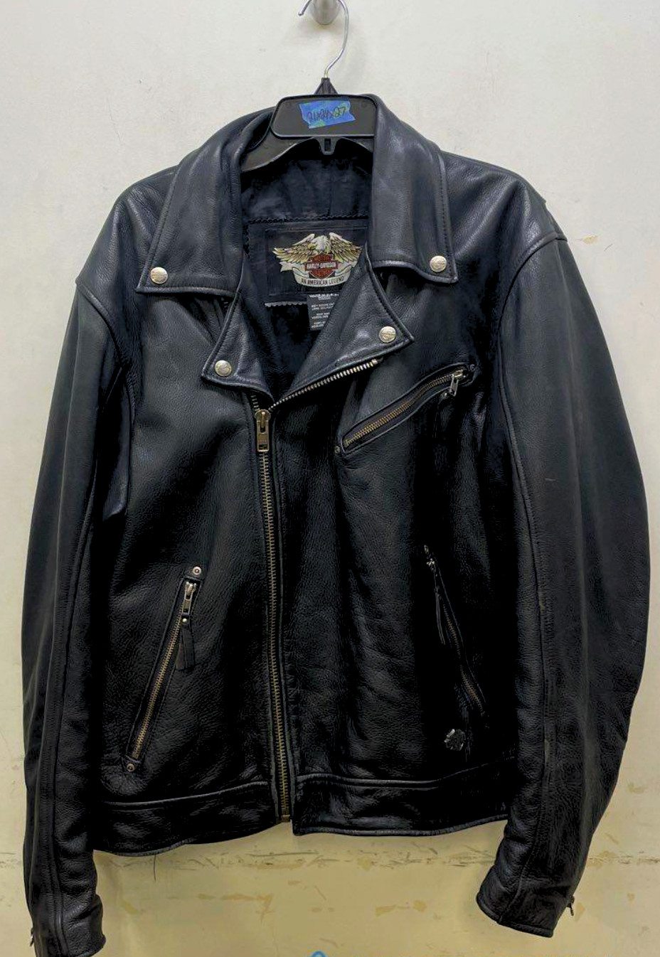 Genuine black Leather Harley Davidson All American Legend Mo
