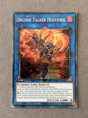 Yu-Gi-Oh! - Decode Talker Heatsoul - RA01 - Secret Rare - NM