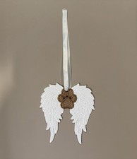 Pet Memorial Angel Wings Ornaments Embroidered Loss Of A Pet Gift.