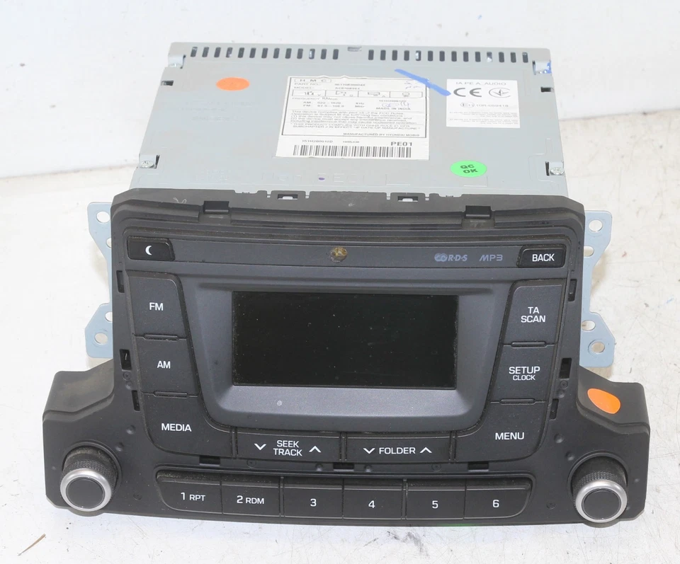 Original Autoradio Hyundai i10 BA IA II 2 13-19 96170B96004X MP3 Radio - Bild 2 von 4