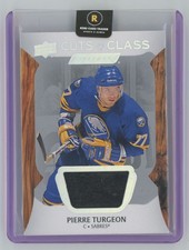 2024-25 Upper Deck Engrained Icons Cuts of Class Pierre Turgeon #CC-PT Buffalo
