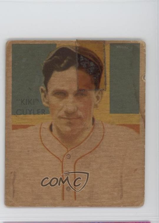 1934-36 National Chicle Diamond Stars R327 Kiki Cuyler (1934 Stats) #31 HOF 12pd