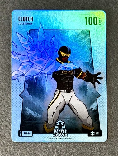 Bo Jackson Battle Arena ‘Clutch’ Andrew McCutchen Ice Blue Battlefoil #BBF-86