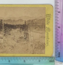 Mount Washington White Mountains NH New Hampshire Stereoview
