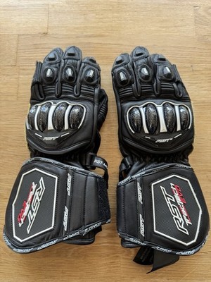 RST Tractech Evo 4 Leder Handschuhe schwarz Gr. S Motorrad