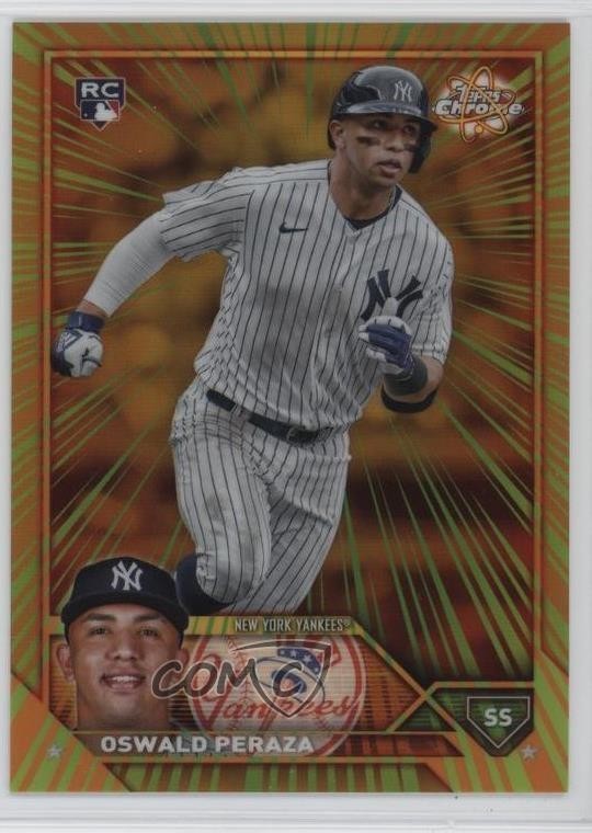 2023 Topps Chrome Update Radiating Rookies Oswald Peraza #RR-24 1t2u