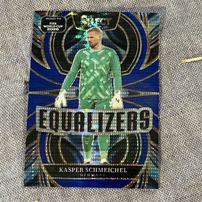 2025-26 Select FIFA World Cup - Kasper Schmeichel Blue Pulsar Equalizers