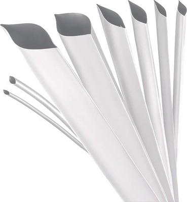 ISOLATECH Schrumpfschlauch Set mit Kleber 3:1 weiß Ø15mm - 5m, UV beständig