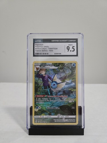 Vaporeon graded CGC 9.5 for sale on eBay