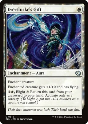 Evershrike's Gift - Foil Lorwyn Eclipsed Lightly Played, English