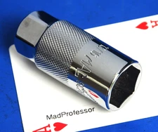 MAC 3/8" drive Knurled Chrome 13/16" Rubber Insert Spark Plug Socket SC2632R NEW