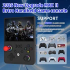 R36MAX2 Handheld Game Console 4.5" 1024x768 IPS WiFi 18K Games Linux