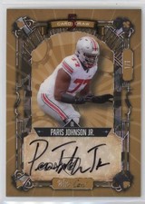 2023 Wild 5 Card Draw Crystal Holo Foil - Gold 1/1 Paris Johnson Jr Auto 16wc