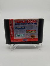 Triple Score: 3 Games in 1 (Sega Genesis, 1993) Cart Only 