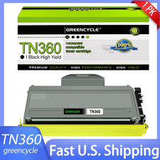 1PK TN360 Toner Cartridge for Brother TN360 HL-2140 HL-2150N HL-2170W High Yield