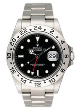 Rolex Explorer II 16570 quadrante nero inciso orologio uomo scatola documenti
