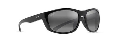 MAUI JIM NUU LANDING BLACK GLOSS W/ NEUTRAL GREY LENS - #869-02