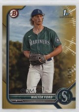 2022 Bowman Draft Gold 40/50 Walter Ford #BD-187 1j8z