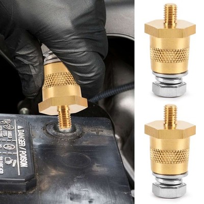 2Pcs Battery Pole Adapter Terminal Connector Fittings M6 M8 Thread Post Adapter