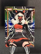 2026 Topps Chrome Marvel #84 Mutina 1st Appearance Black Storm Refractor 03/10