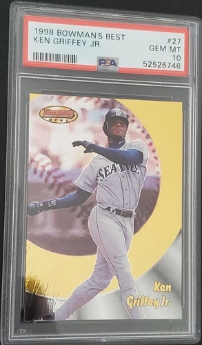 1998 KEN GRIFFEY JR. BOWMANS BEST #27 PSA 10 GEM-MINT HOF SEATTLE MARINERS