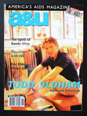 1996  A&U Art & Understanding America's AIDS Magazine - Randy Allen, Todd Oldham