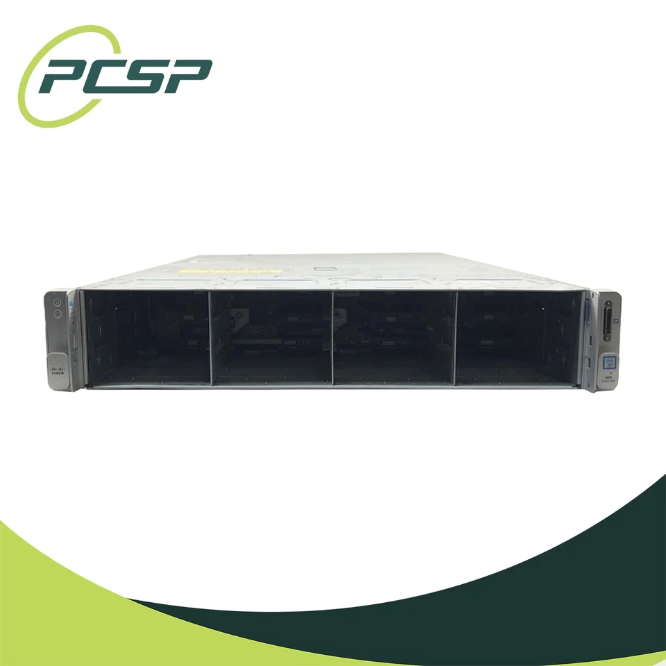 Cisco UCS C240 M5 14B LFF Gold 6154 3.00GHz 64GB UCS M5 Raid 4x 4TB SATA HDD - Image 2 of 4