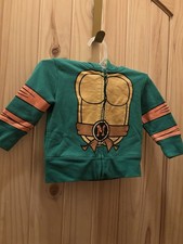Boy's Size 12-18 Mth Teenage Mutant Ninja Turtles Michelangelo Hooded Jacket