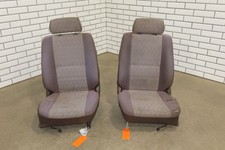 1992 Toyota Land Cruiser Right Left Front Manual Cloth Seats Heavy Wear