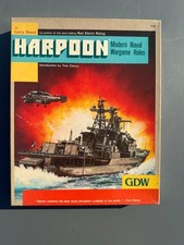Harpoon Modern Naval Wargame vintage 1987 made in usa clean