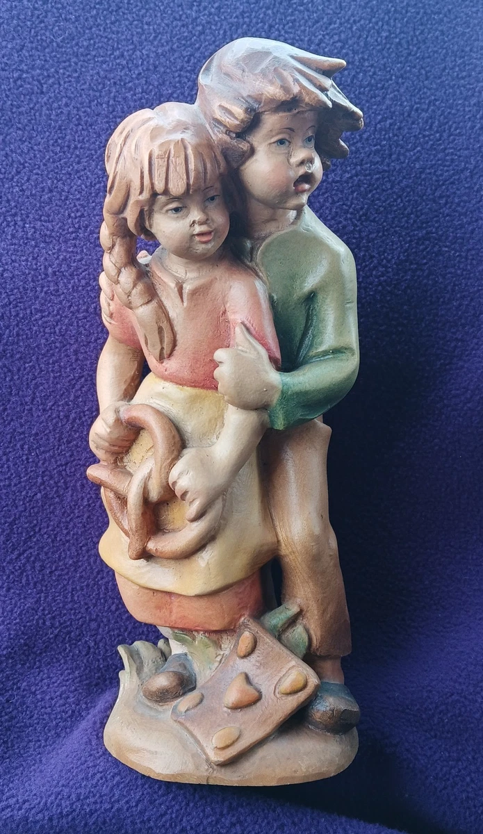 German Girl Figurine In Antique Ceramic & Porcelain Figurines for
