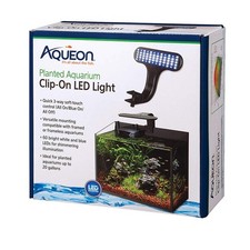 Clip-On LED Aquarium Fish Tank Light for Planted Growing Plants for Up To 20 ...