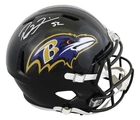 Ravens Ray Lewis Signed Full Size Speed Rep Helmet BAS Witnessed #4W527934