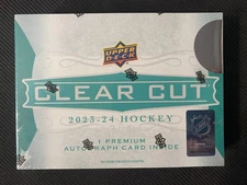 2023 Upper Deck Clear Cut NHL Hockey Factory Sealed Hobby Box