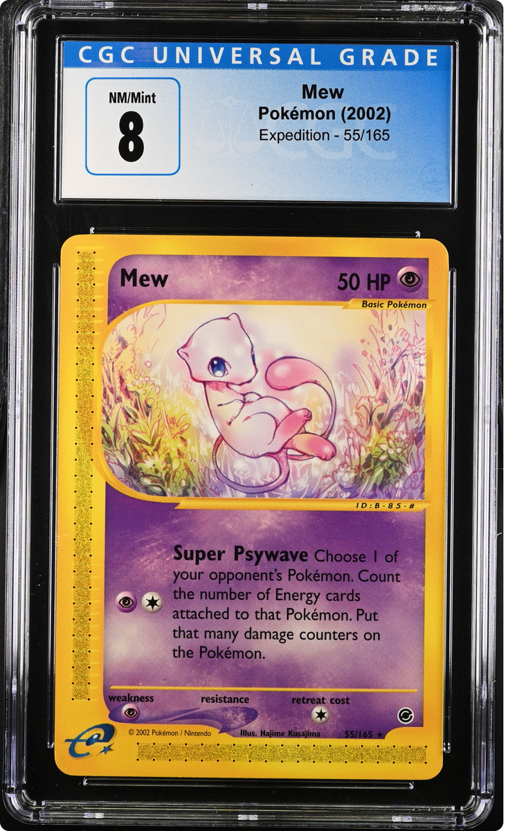CGC 8 - 2002 e-Series Expedition Mew 55/165 RARE | eBay