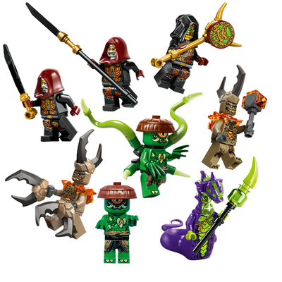 LEGO NINJAGO Minifigures - Harumi Mutation Earth Acid Monster from