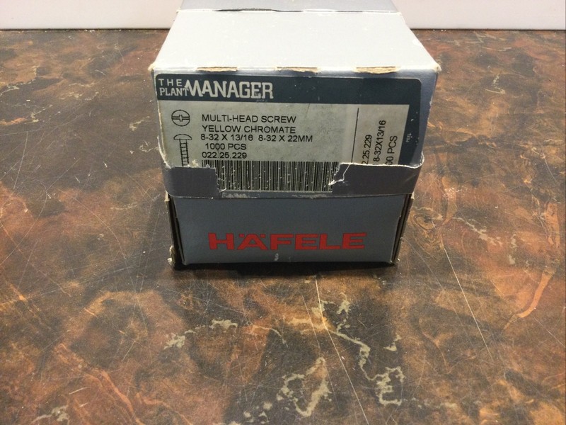 Hafele 022.25.229 MultiHead Screws