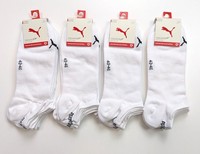 Neu - 12 Paar Puma Sneaker Socken - Gr. 43-46 - Weiß - Sportsocken - Soft Cotton