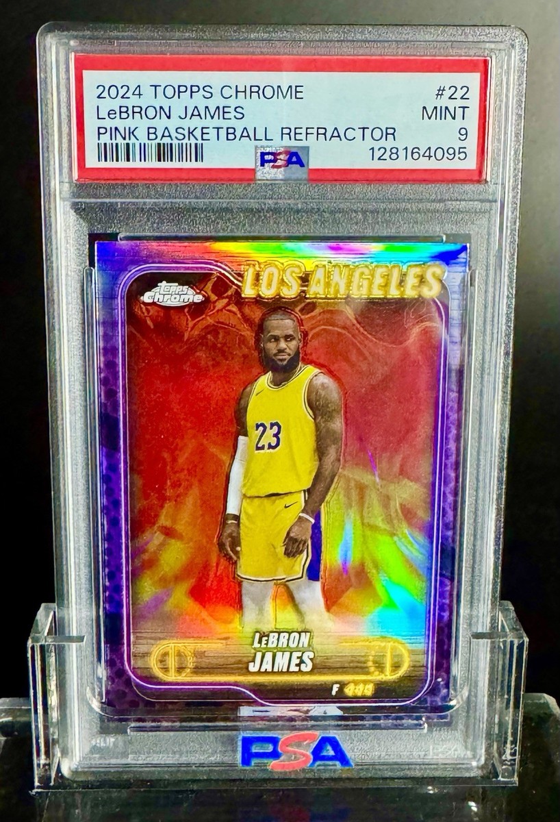 2024-25 Topps Chrome - LeBron James #22 Pink Refractor for sale