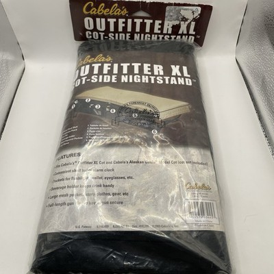 CABELA'S OUTFITTERS XL COT-SIDE NIGHTSTAND FITS ALASKAN GUIDE & XL NEW NIB